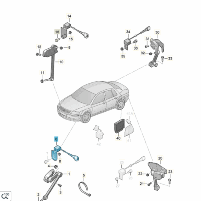 Beschleunigungssensor für Karosserie VW Phaeton 3D0616575K