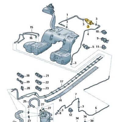 Kraftstoffdosierpumpe VW Phaeton 3D0261163C