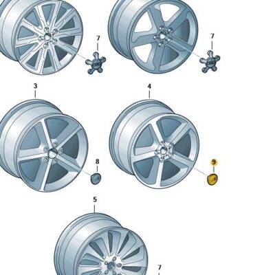 Nabendeckel Radkappen Radzierkappen Audi A4 A5 A6 A7 A8 Q5 8T0601170A 7ZJ