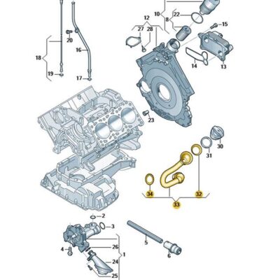 Öleinfüllrohr Audi Q7 4M0115301