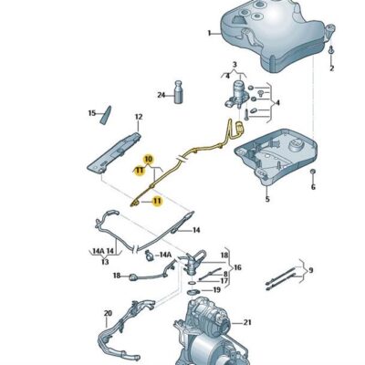 Förderleitung für Reduktionsmittel VW Beetle 5C0131983J