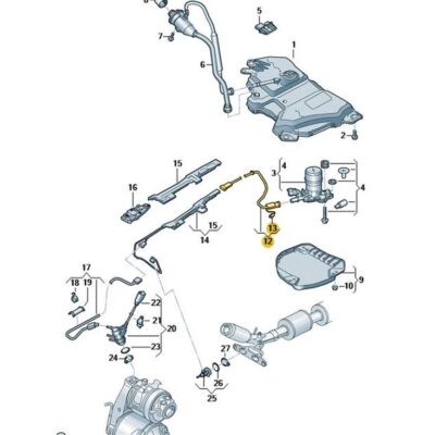 Förderleitung für Reduktionsmittel VW Touran 5QA131983D