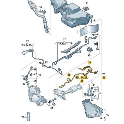 Förderleitung für Reduktionsmittel Audi A3 VW Golf 5WA131983H