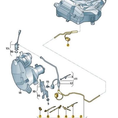 Dosierleitung für Reduktionsmittel Audi A6 4G0131984AH