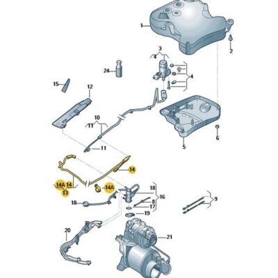 Dosierleitung für Reduktionsmittel VW Beetle 5C0131984E