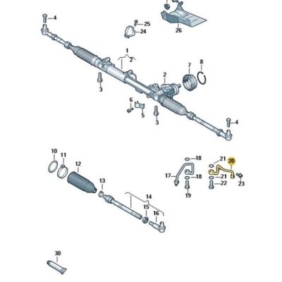 Druckrohr VW Phaeton 3D1422897K