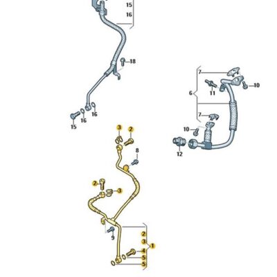 Ölrohr Ölleitung Turbolader VW Crafter 03N145771D