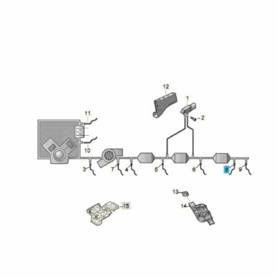 Lambdasonde NOx-Sensor VW T6.1 05L907807P