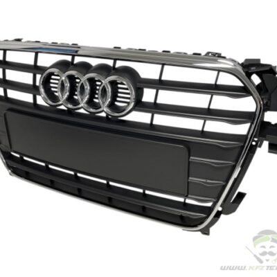 Kühlergrill Frontgrill steingrau mit Chromrand Audi A4 8K0853651E 1QP