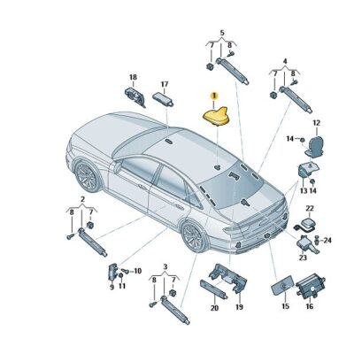 Dachantenne Antenne Dach Kombiantenne Audi A6 A7 A8 Q5 4N0035503AKGRU