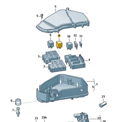 Steuergerät für Glühkerze VW T5 Touareg 07Z907281A