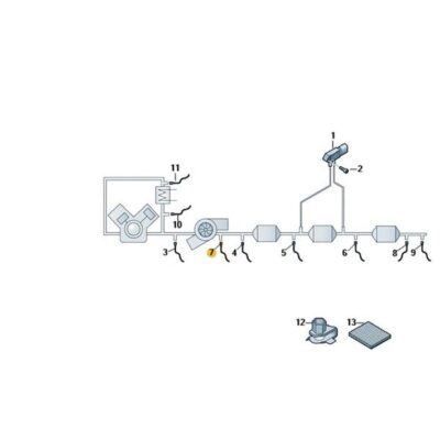 Lambdasonde NOX Sensor VW Crafter 03N907807AD