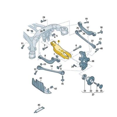 Querlenker unten aluminium Audi A4 A5 8W0505311H