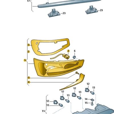 LED Schlussleuchte Rückleuchte Rücklicht rechts Audi Q3 RSQ3 8U0945094H