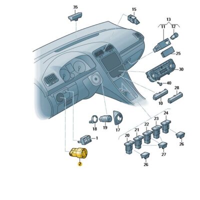 Schalter Schalter Seat VW 3C8941431A XSH