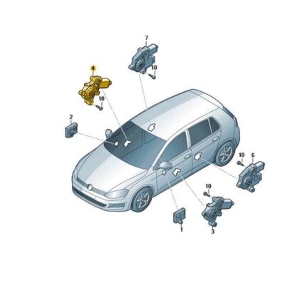 Fensterhebermotor Fensterheber Motor Audi A1 A4 A5 Q7 Q8 Golf 8W0959802