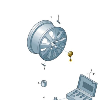 Nabendeckel Radkappen Radzierkappen VW Golf 5G0601171B LYC