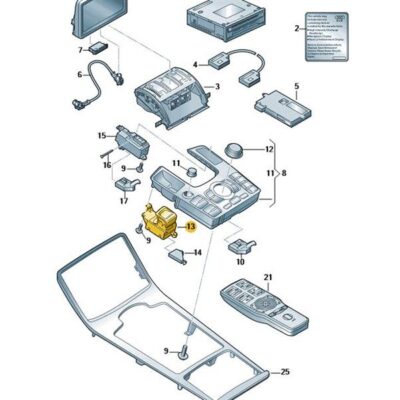 Schalter Drücker Feststellbremse Audi A8 4E1927225B