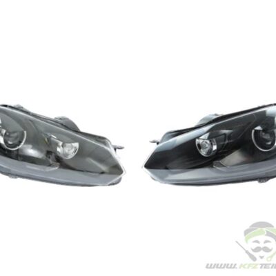 Bi-Xenon Scheinwerfer schwarz Tuning VW Golf 6 R (5K)