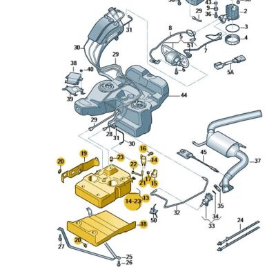 Reduktionsmitteltank Audi Q7 4L0131877E