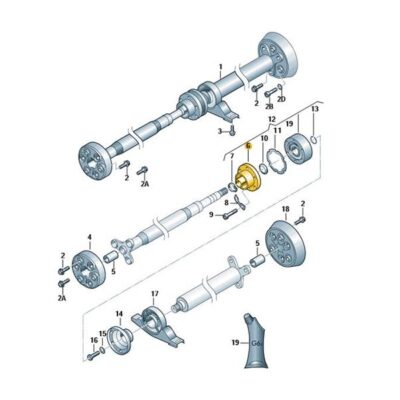Dichtkappe Kardannwelle Audi Seat Skoda VW 701521391