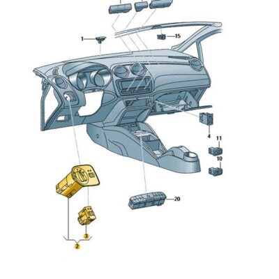 Schalter Seat Ibiza 6J1941531ALAT7