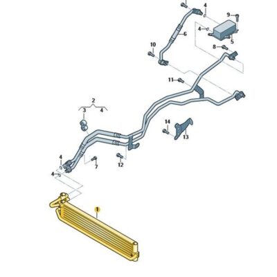 Getriebeölkühler VW Touareg 7P0317019B