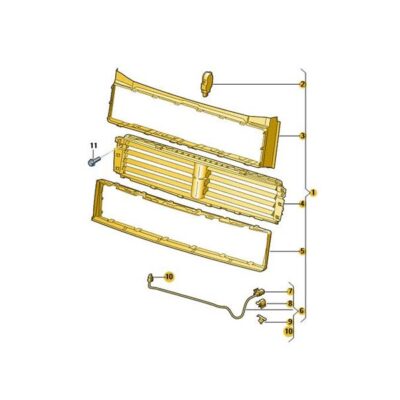 Frischluftklappe Klappe VW Golf 5G0122321H