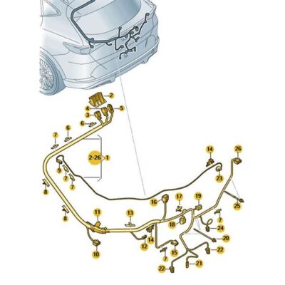 Kabelbaum Leitungssatz Heckklappe Cupra Formentor 5FG970148J
