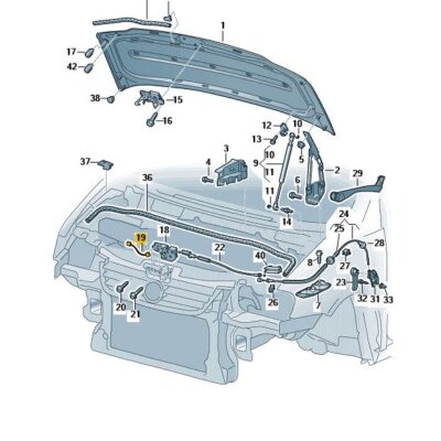 Mikroschalter Schalter VW Caddy Touran 1T0953236A