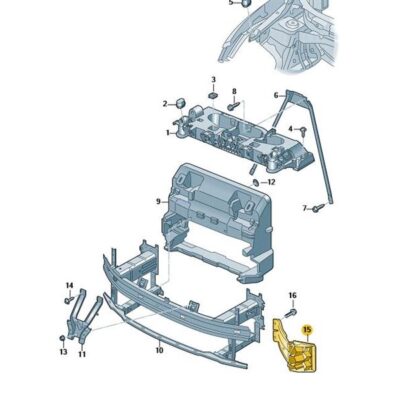 Stellelement links VW ID4 ID.5 ID.7 11A806909