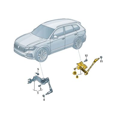 Niveausensor Leuchtweitenregulierung links VW Touareg 4M0941309K