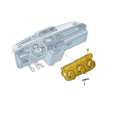 Anzeige und Bedieneinheit VW T6.1 7LA907426K WZU