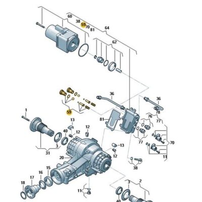 Reparatursatz für Aktuator Audi A4 A5 A6 A7 A8 Q5 0BF598074