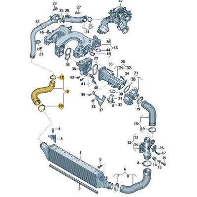 Druckschlauch rechts Audi Q5 8R0145790H