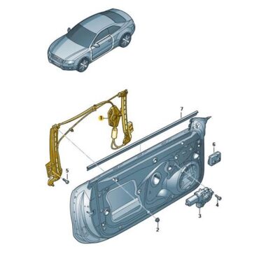 Fensterheber ohne Motor rechts Audi A5 RS5 Coupe 8T0898462A