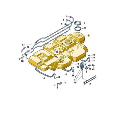 Kraftstoff Behälter VW T5 T6 7E0201060P
