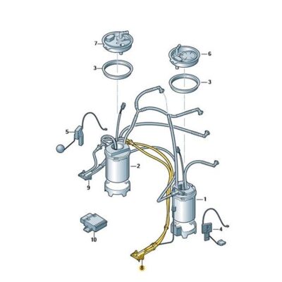 Saugstrahlpumpe Audi Q7 VW Touareg 7L6919715D
