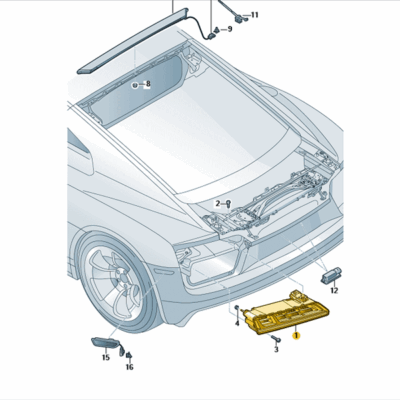 Schlussleuchte links Audi R8 Spyder 4S0945095B