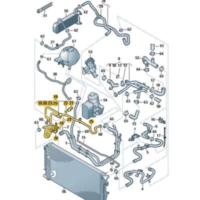 Kühlmittelschlauch Schlauch VW Crafter 2E0122096J