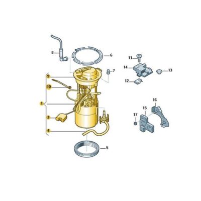 Kraftstofffördereinheit Audi Q5 8R0919051N 001