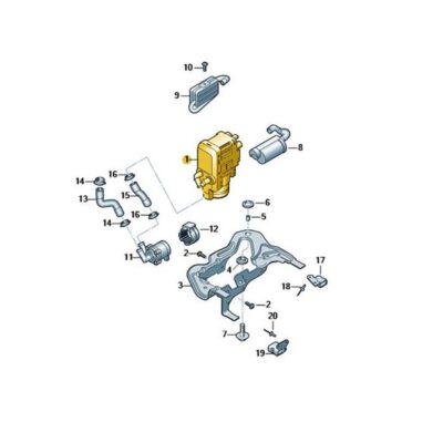 Heizgerät Standheizung Heizung VW Crafter 7T0815007F