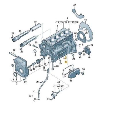 Ölspritzdüse Kolbenbodenkühlung Audi Seat Skoda VW 06L103154G