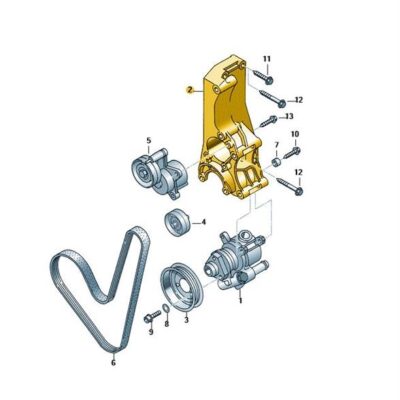 Halter Drehstromgenerator VW Bora Golf Skoda Octavia 030145167D