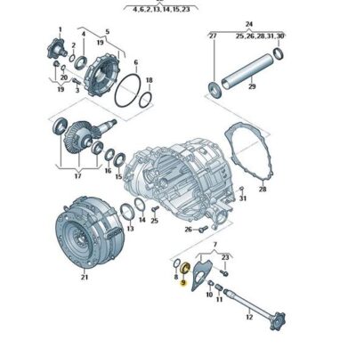Zylinderrollenlager Lager Audi A4 A5 A6 A7 Q5 09E409144