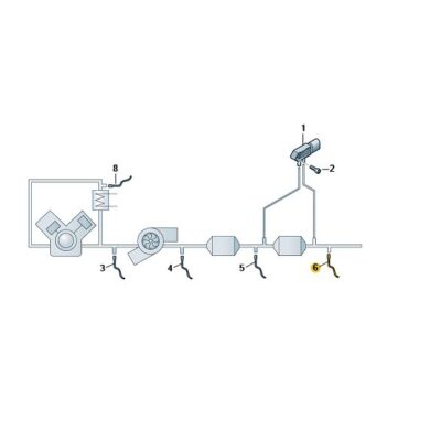Lambdasonde NOX Sensor Audi Q3 VW Touran 04L907807GK