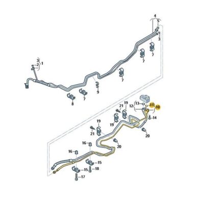 Kältemittelleitung Klimaleitung VW T6 7E1820887E