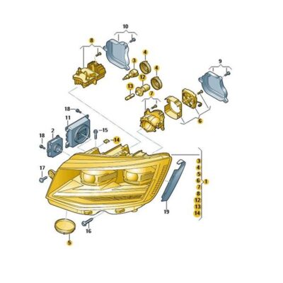 LED Scheinwerfer links VW T6 7E1941773