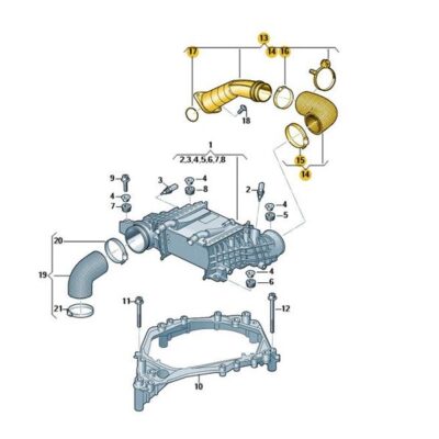 Ladeluftrohr Rohr Schlauch VW Crafter T6.1 04L145762CN