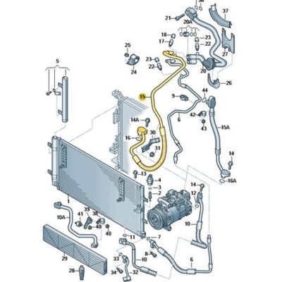 Kältemittelschlauch Klimaleitung Audi Q5 8R0816743C